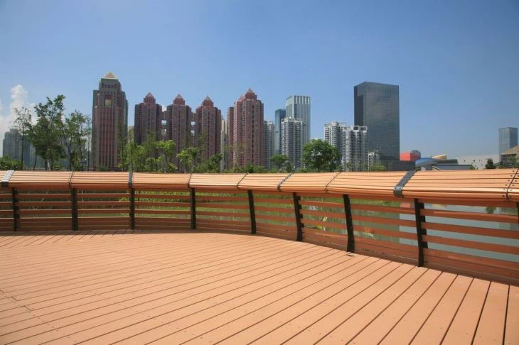 White Composite Decking