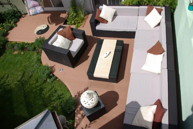 White Composite Decking